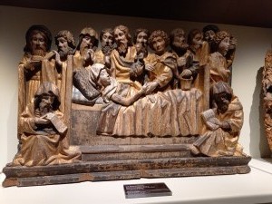 15- Bois polychrome Dormition  